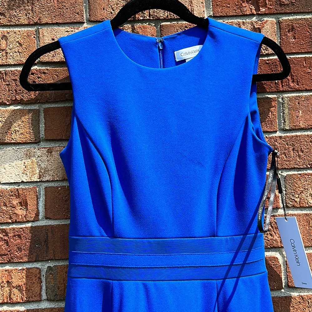 Calvin Klein dress blue size 2 New with tags - Picture 6 of 16